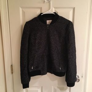 Ann Taylor LOFT Bomber Jacket, Size Small